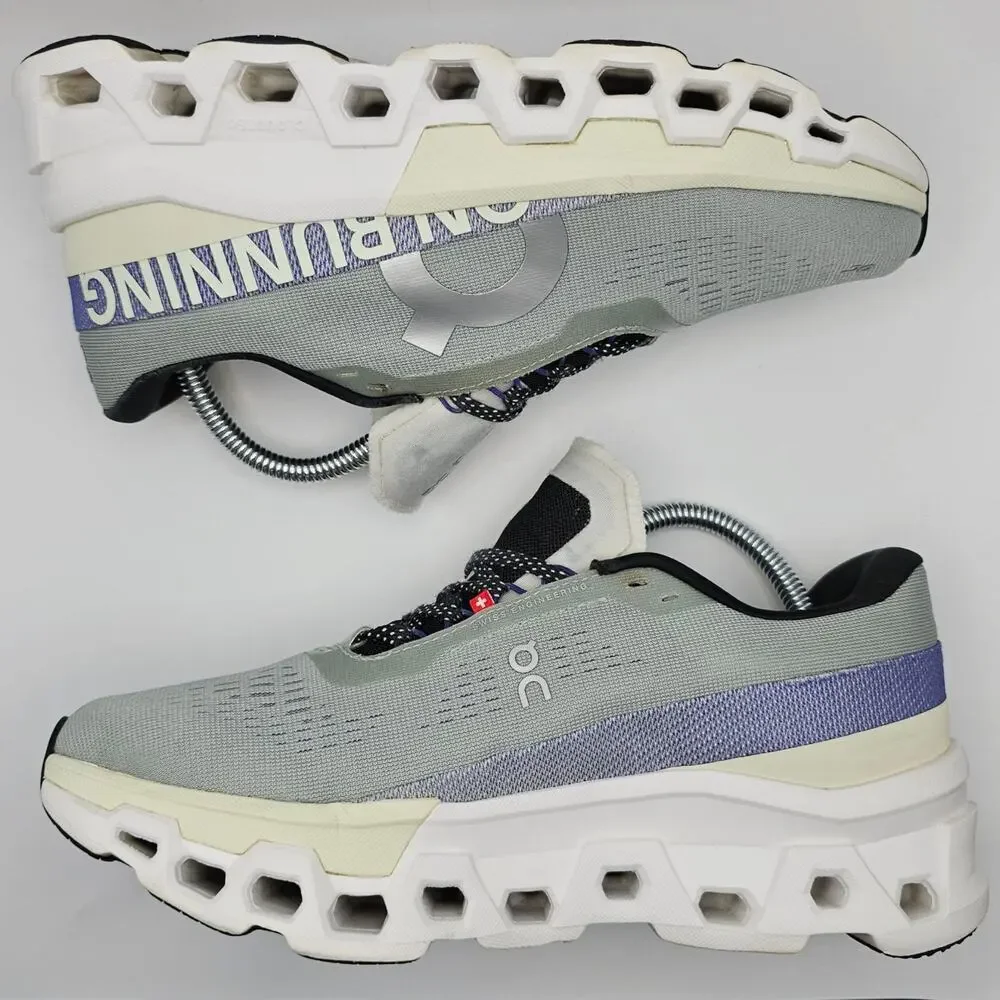 On Cloudmonster 2 Mineral Aloe Womens 8.5 UK 6.5 Running Shoes Sneakers